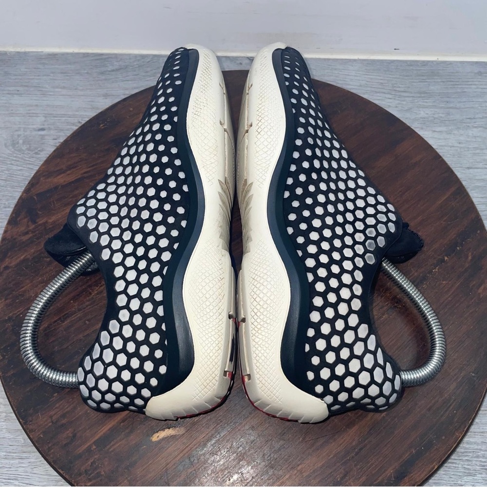 Prada Slip-on Trainer Sneakers Shoes 3E 6267 White Black Polka Dot Size 36.5 - Picture 8 of 10